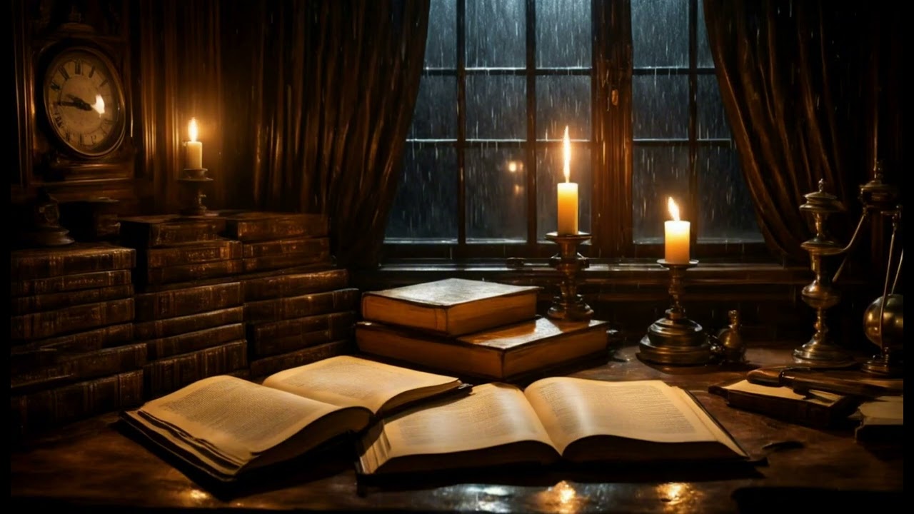 Dark Academia Evening Study | Atmospheric Music for Focus, Concentration & Deep Work