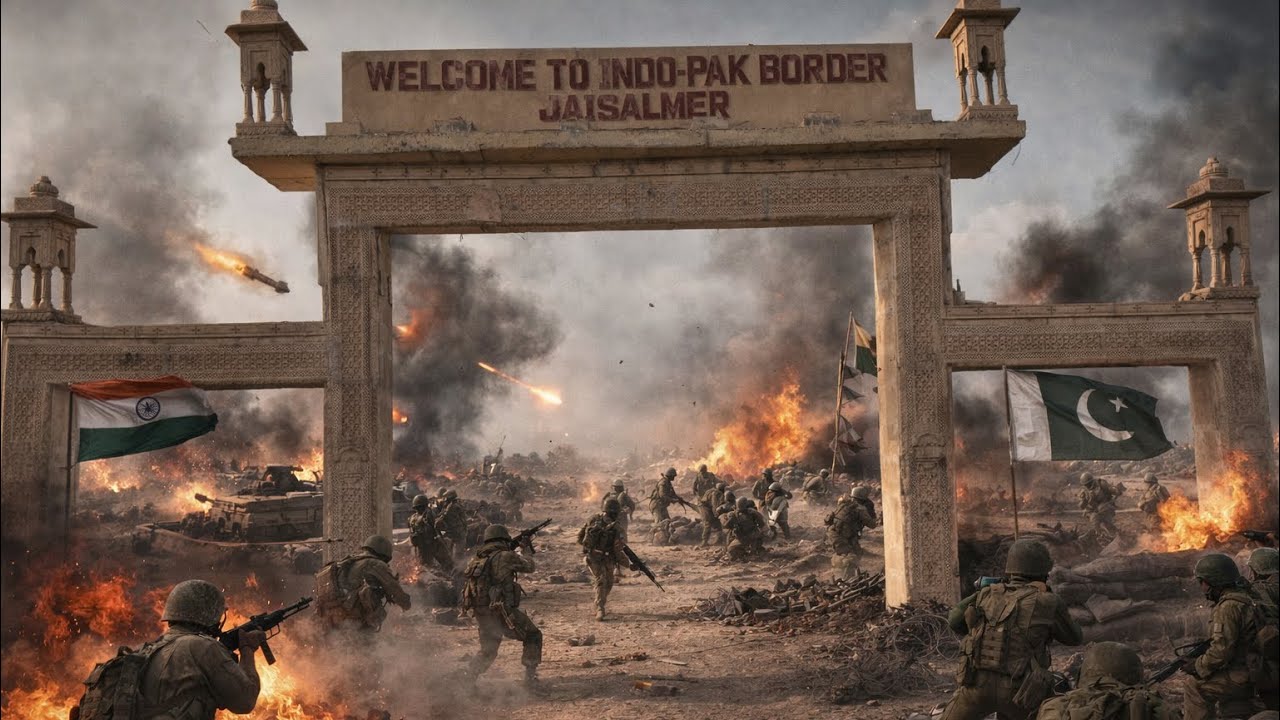 INDIA 🇮🇳 Pakistan 🇵🇰 Border | Rajasthan Road Trip 