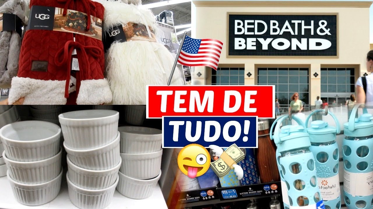LOJA GIGANTE DE UTILIDADES DOS EUA! 😍 SONHO DE CONSUMO - BED BATH & BEYOND
