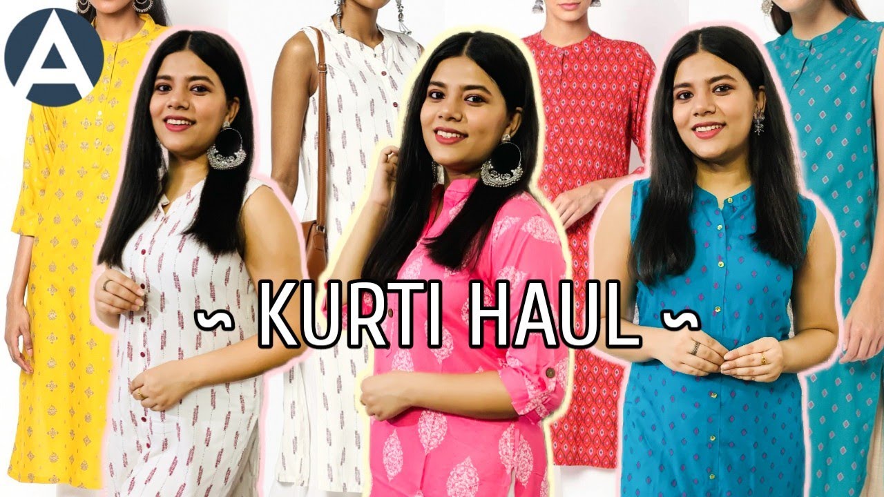 *HUGE* Ajio Kurti Haul Under Rs. 399 | Affordable kurtis | Best For Summers | Ajio Haul
