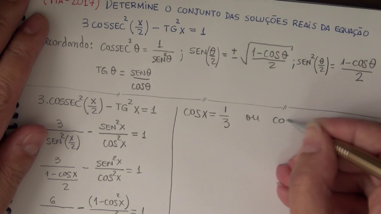 ITA 2017 - Questão de Trigonometria