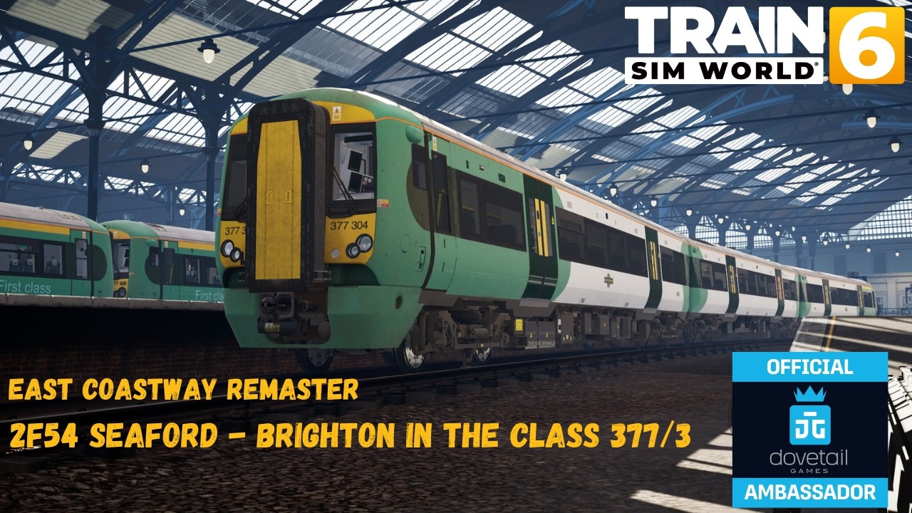 TSW 6 ECW Remaster  2F54 Seaford   Brighton 377 3 PC