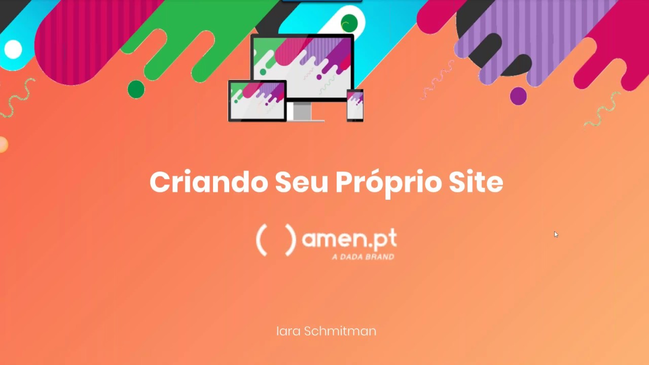 Webinar Criação de Sites - Simply Site. 27/12/2018