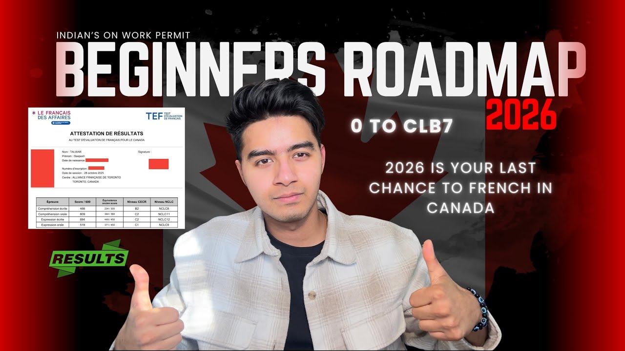 How to start learning French for TEF/TCF🍁 | Complete Roadmap 2026. Beginner to CLB7