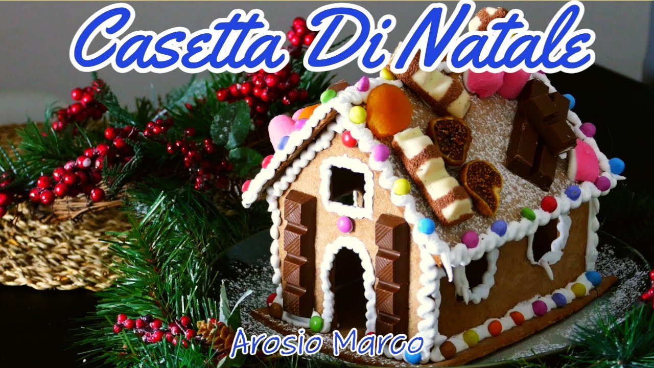 Casetta Di Natale Al Pan Di Zenzero Il Dolce Senza Stampi Divertente e Fantasioso
