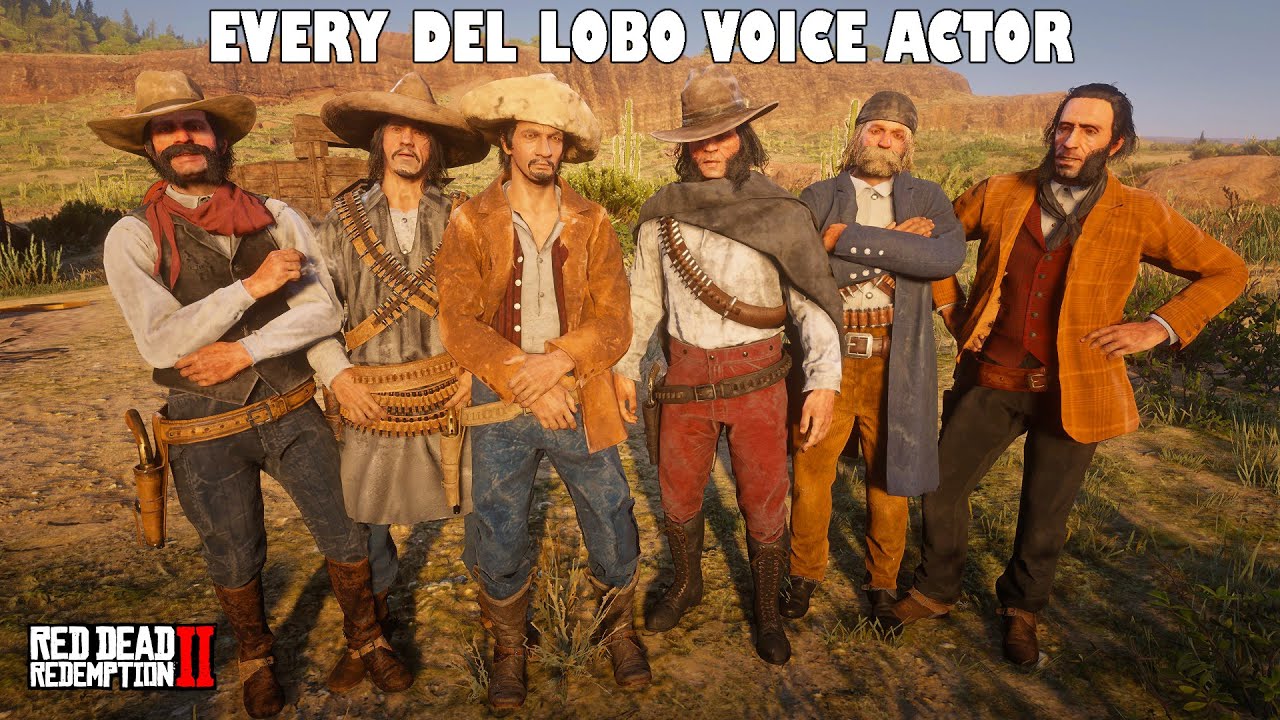 All Del Lobos Voice Actors | RDR2