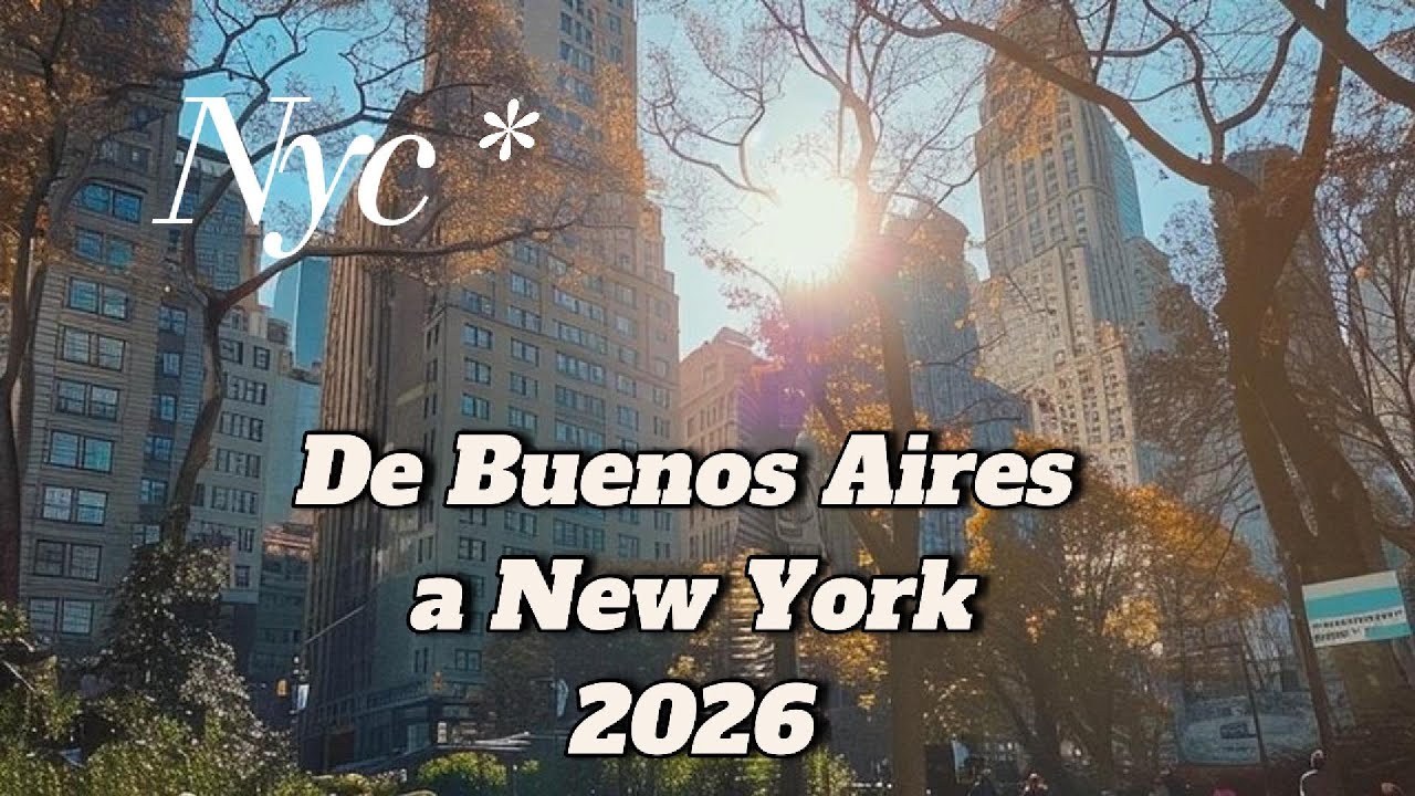 2026 De Buenos Aires a New York! Mi primer viaje sola. Guía para viajer@s  sin intermediarios