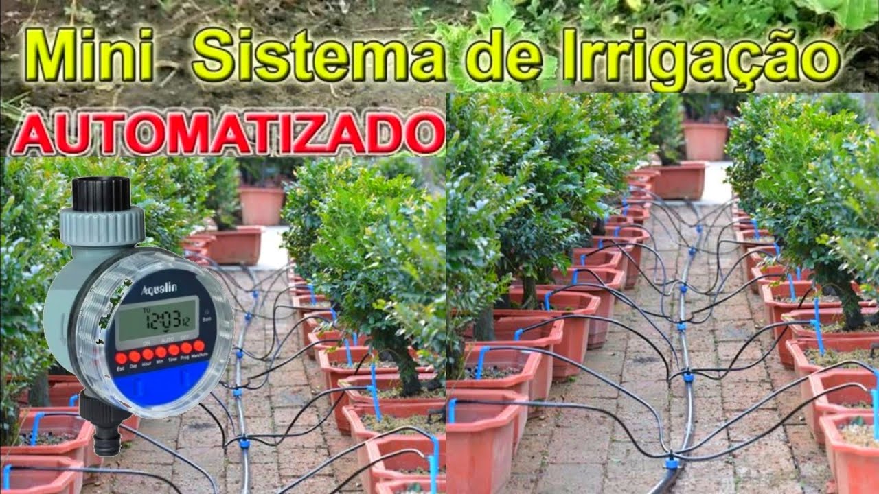 Como fazer Irrigação automática para as plantas em vaso gastando pouco