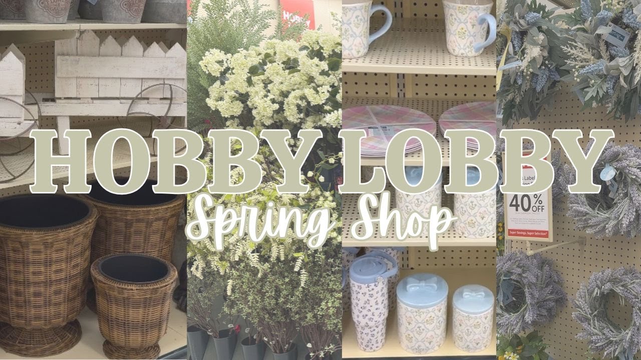 Hobby Lobby NEW Spring Shop | Home Decor Shop With Me