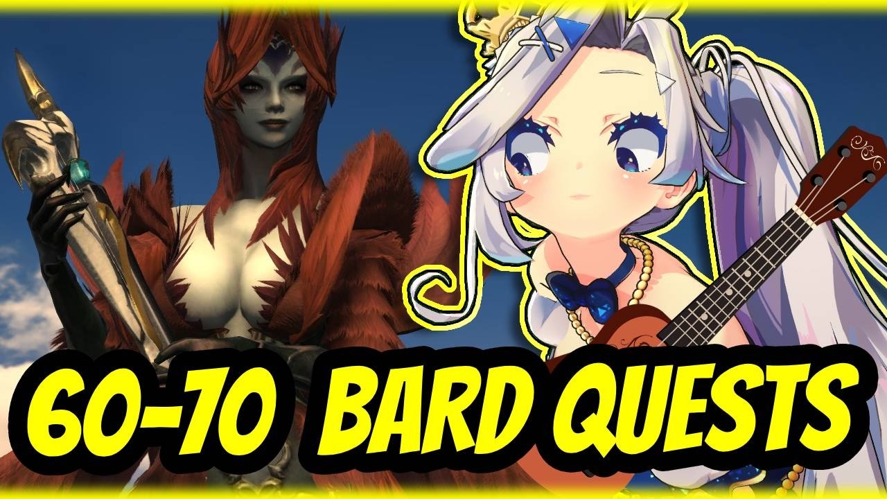 Preparing for Shadowbringers! FINISHING BARD QUESTS【FFXIV Level 60-70 Bard Quests】
