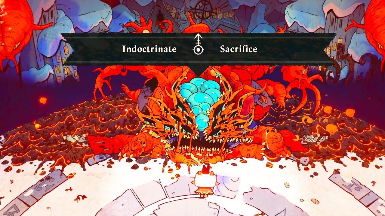 Cult of the Lamb Woolhaven - Sacrifice Marchosias Vs Indoctrinate Him (All Possible Choices)