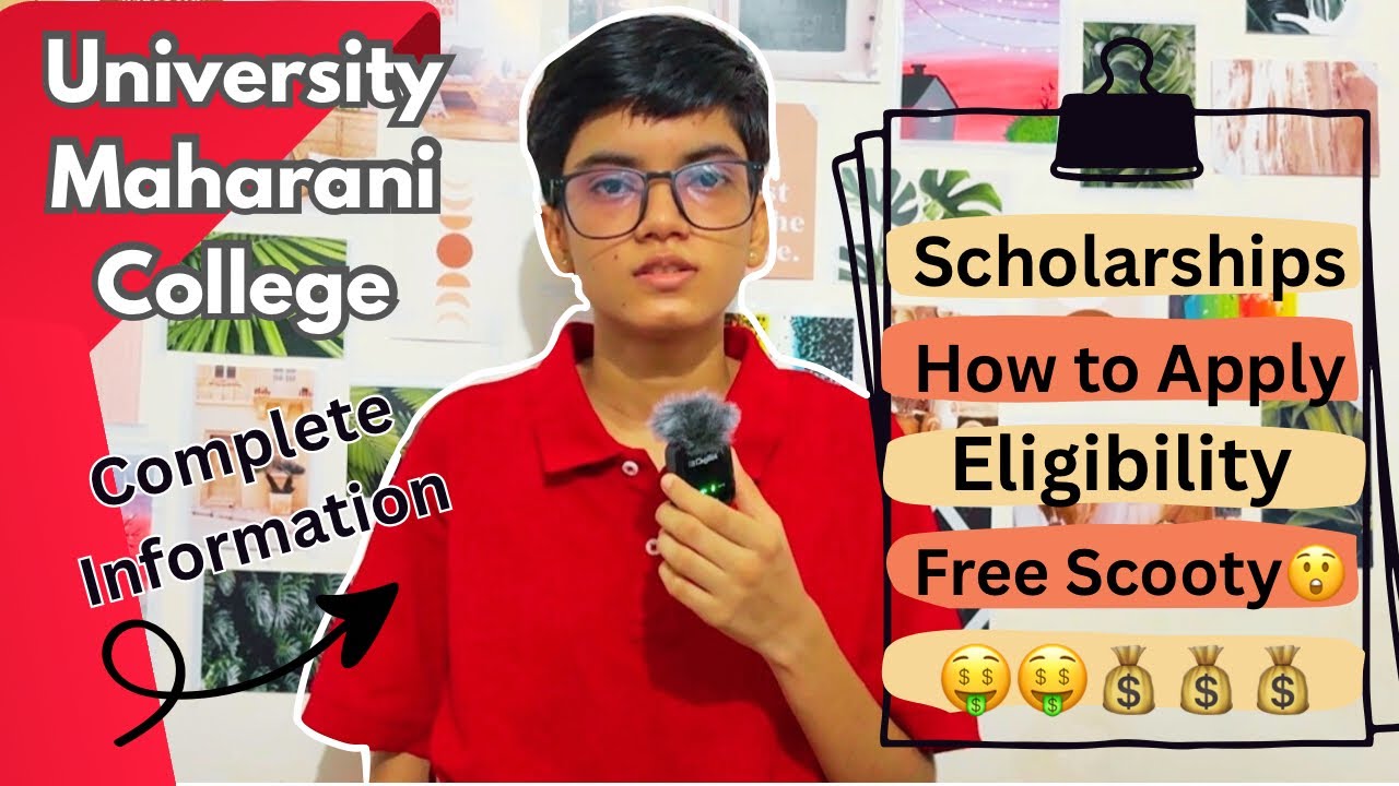 How to Get Free Scooty & Scholarship 2025| |Maharani College || Complete info.#ytviral #yt