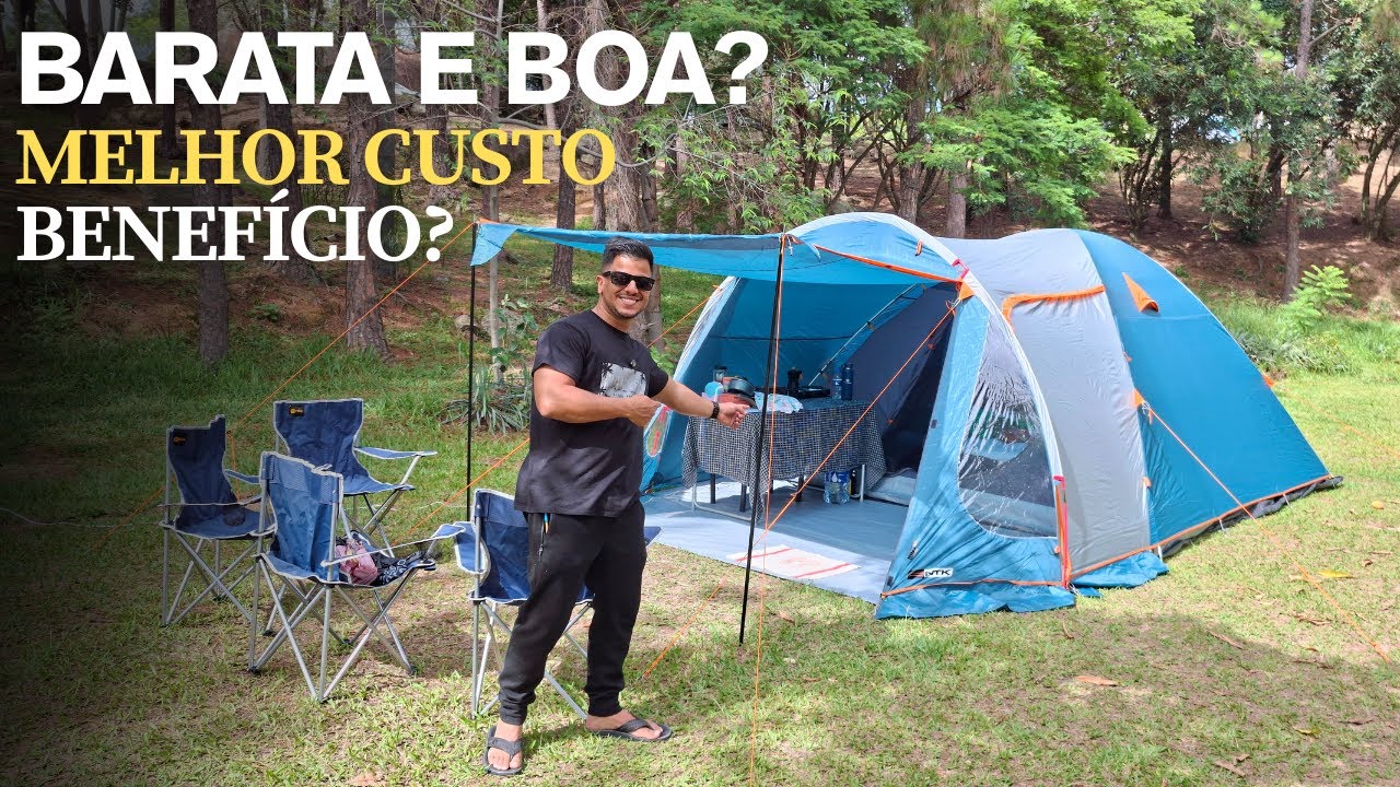 Encontrei a Melhor Barraca de Camping Familiar Custo Benefício? (Nautika Indy)