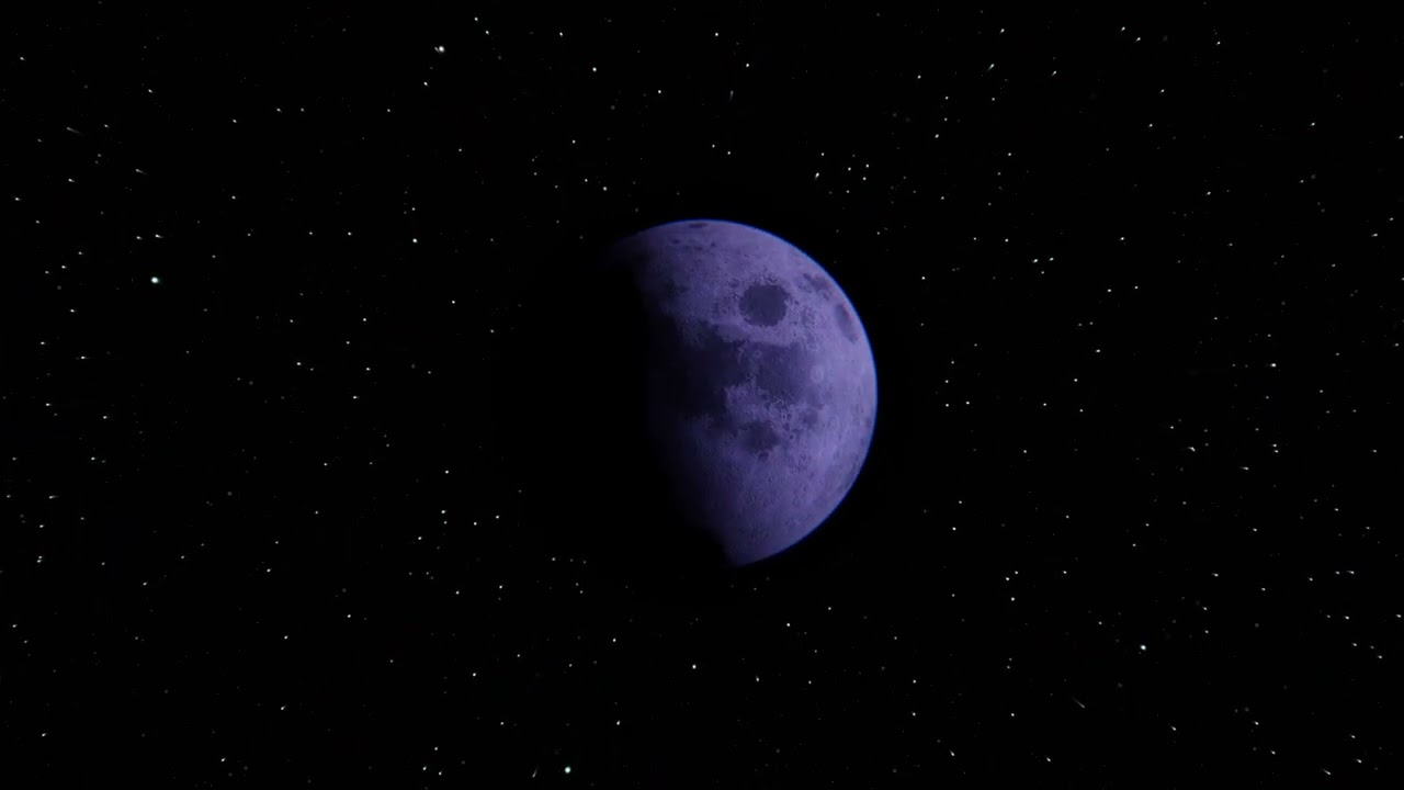 12 Hours Of Moon Ambience | Endless Starfield