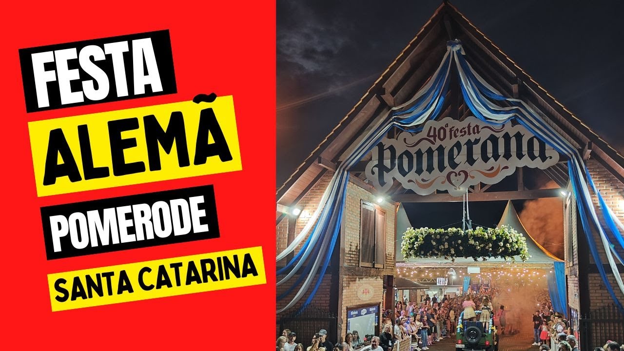 40º Festa Pomerana na cidade de Pomerode