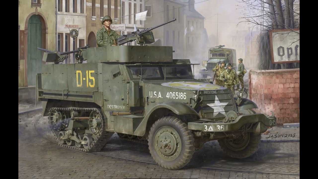 M3/M3 A1 halftrack in 1/16 scale from Andy's Hobby Headquarters.