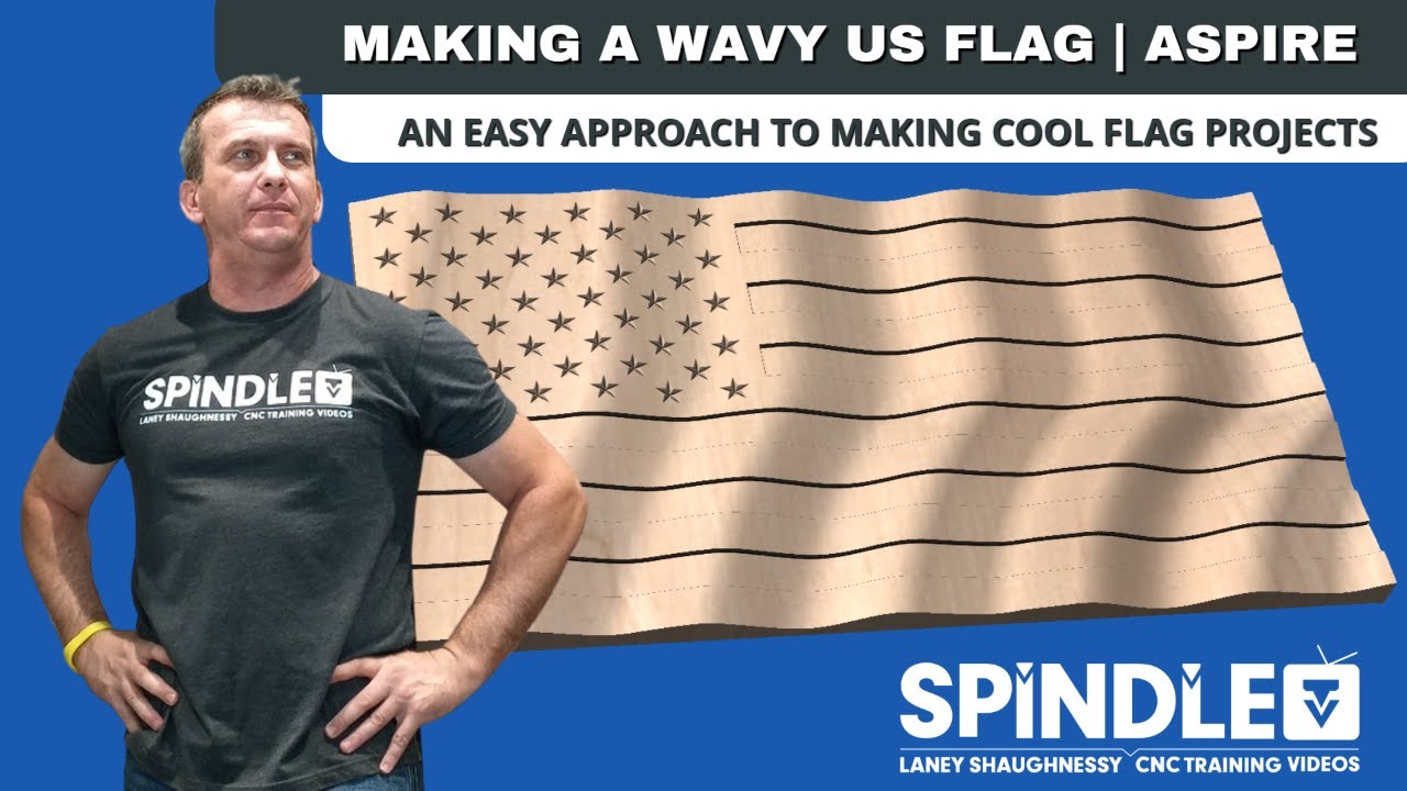 Making a US Wavy Flag in Aspire | An Easy Approach to Create Cool Flag Projects