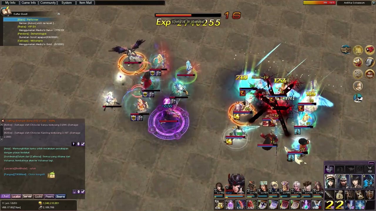 GC Atlantica Rebirth Indonesia 03.00 AM 12062022 Catheria (sword) VS Chino (Gun)