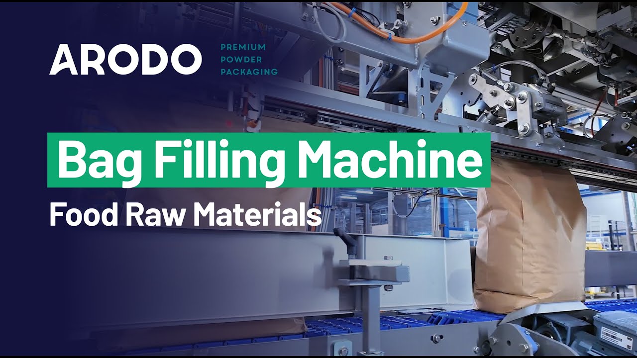 ARODO bag filling machine for food raw materials