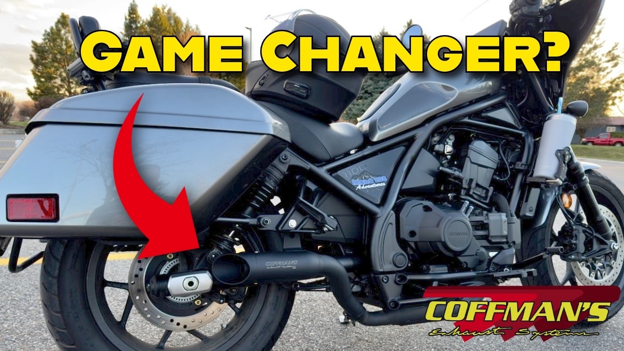 Лучшая выхлопная система для вашего Honda Rebel 1100 - Coffman Thunder
