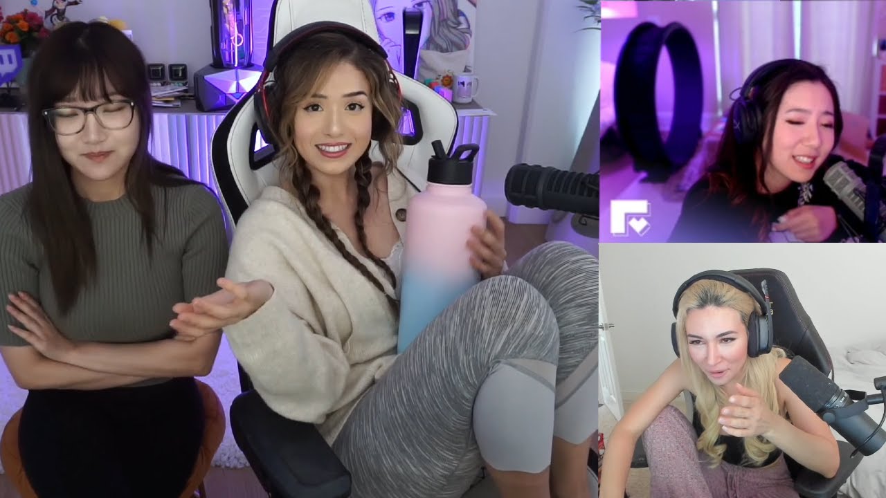 Pokimane ROLLED  | Fuslie on clips channels | Alinity finds herself in Akinator