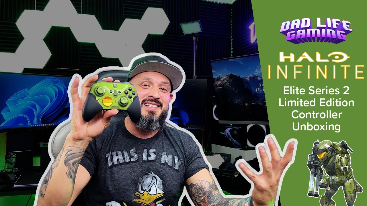 Halo Infinite Xbox Elite Series 2 Controller Unboxing