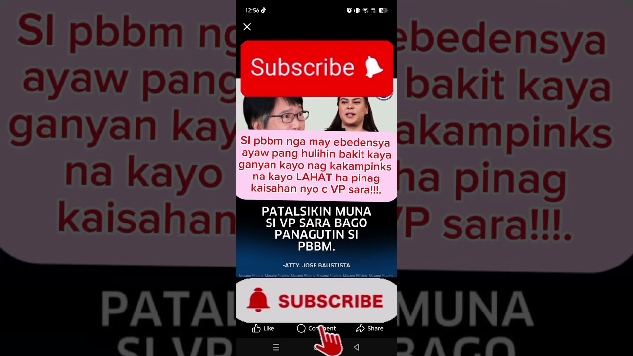 SARA DUTERTE VS PBBM #pbbm #saraduterte #youtubemonetization #trendingshorts #goviral #millionviews