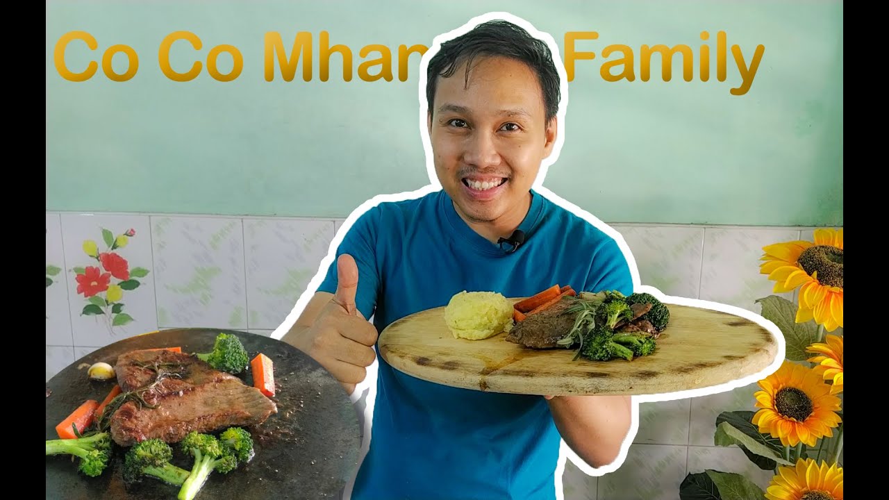 Beef Steak ( အနောက်တိုင်းပုံစံ အမဲသားကင်)
