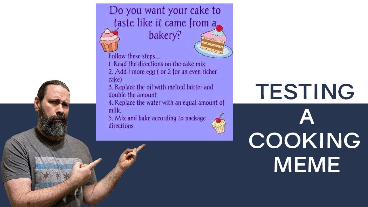 Meme Cake Recipe Test