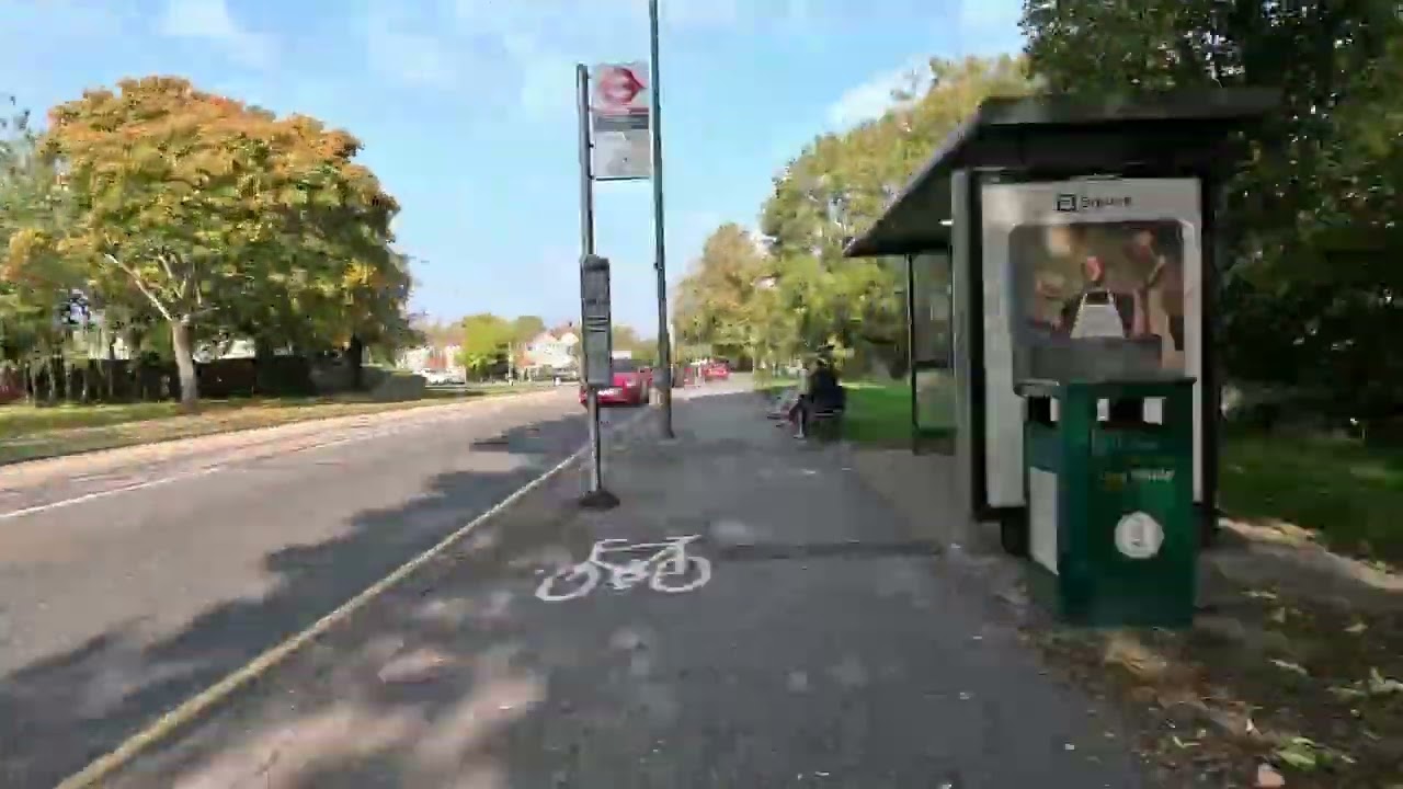 Biking from Epsom to Stoneleigh (approx. 15 minutes)
