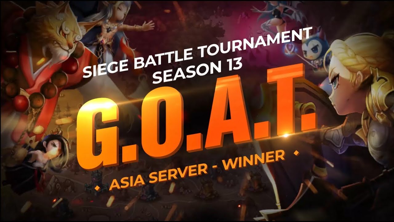 Interviewing GOAT - Siege Battle Tournament Winner Season 13 Asia Server