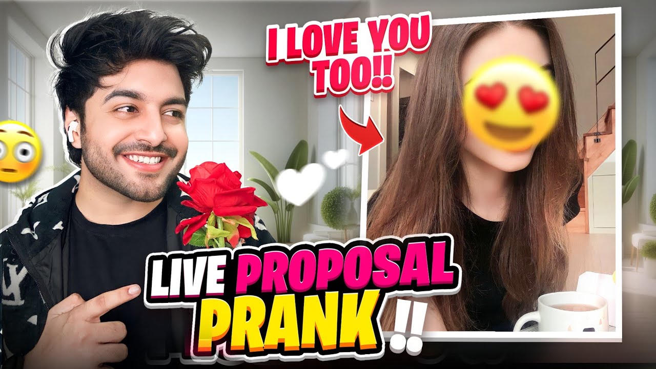 Finally I Proposed My Best Friend on LIVE😍(She Accepted😱)