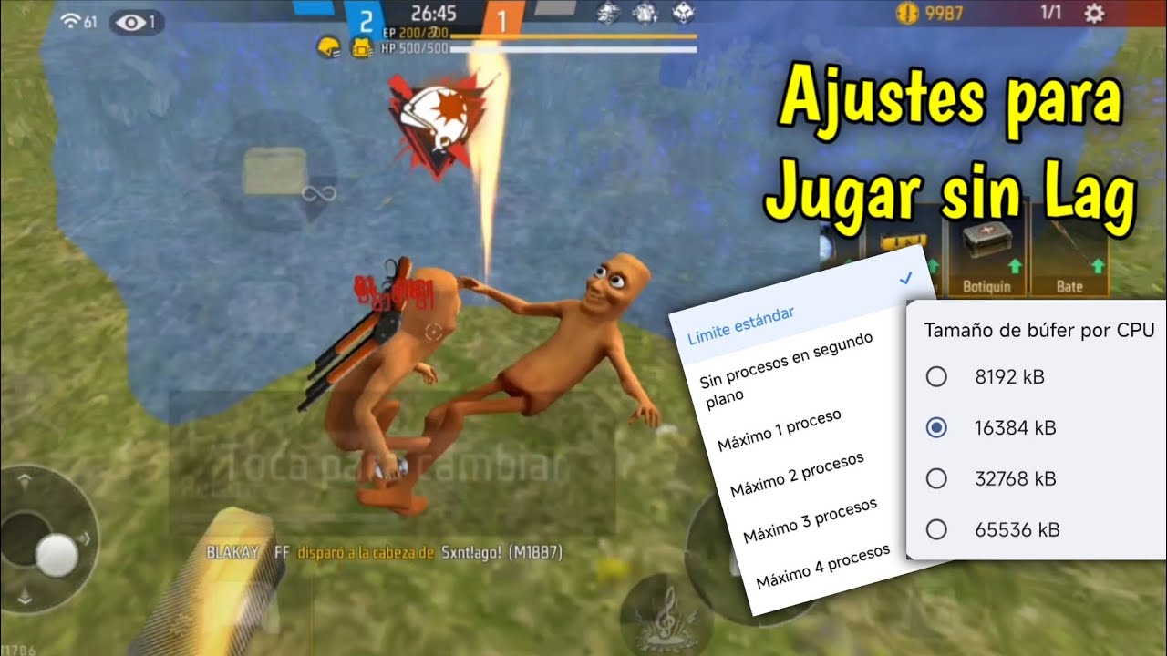 TODO SOBRE COMO QUITAR EL LAG Y OPTIMAZAR TU ANDROID PARA JUGAR FREE FIRE SIN TIRONES