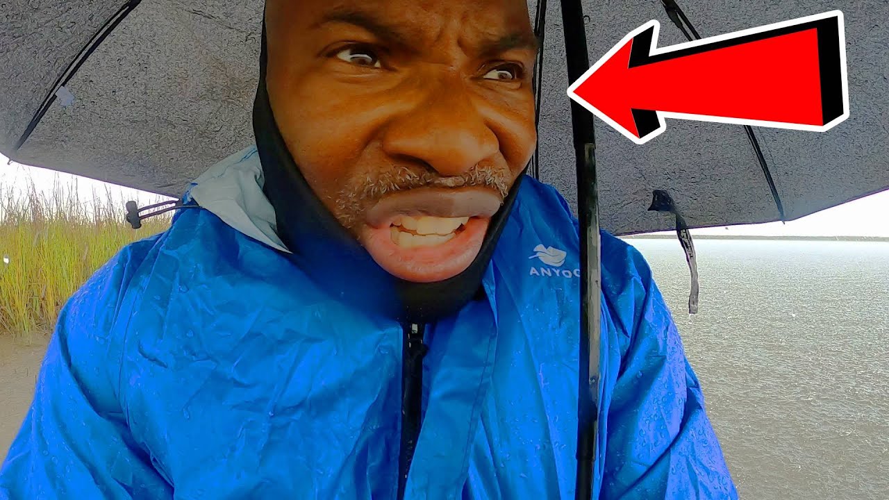 Fishing in a THUNDERSTORM