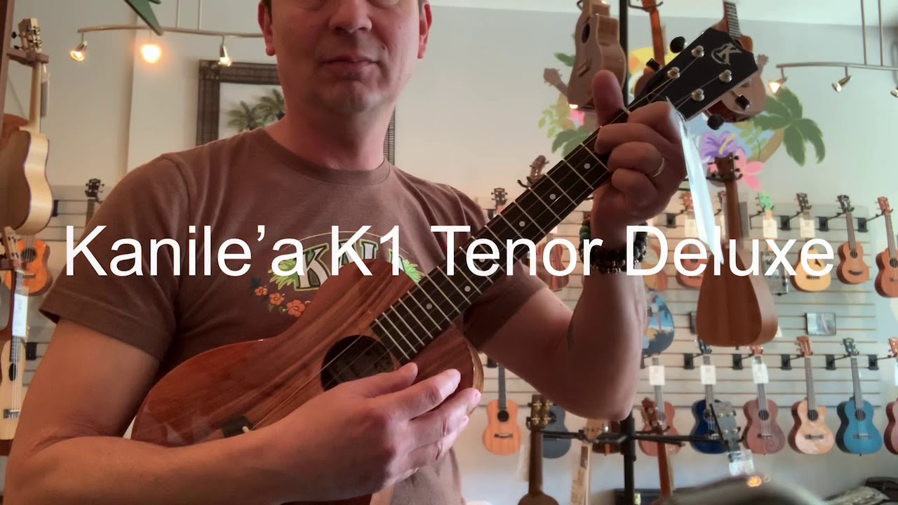 Kanile’a K1 Tenor Deluxe Ukulele Demo at Aloha City Ukes