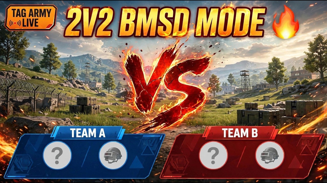 2V2 BMSD MODE 🔥 TAG ARMY VS RANDOMS | BGMI WOW MODE 2V2 CHALLENGE
