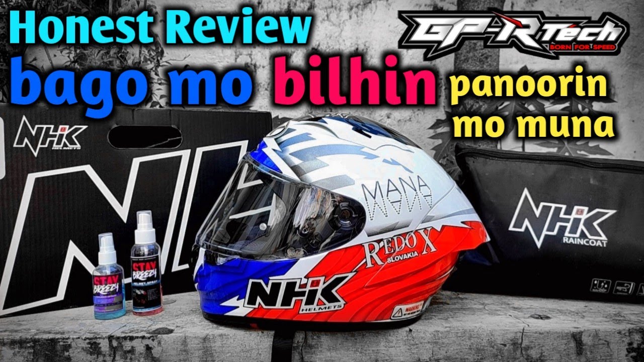 HONEST REVIEW NHK GPR-TECH HELMET / cheapest racing helmet