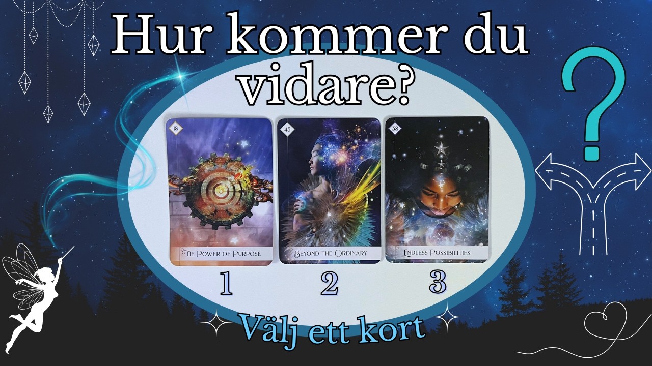 HUR KOMMER DU VIDARE? 🤔💚🧚🏻‍♂️ Tarot ✨ Pick a Card ✨