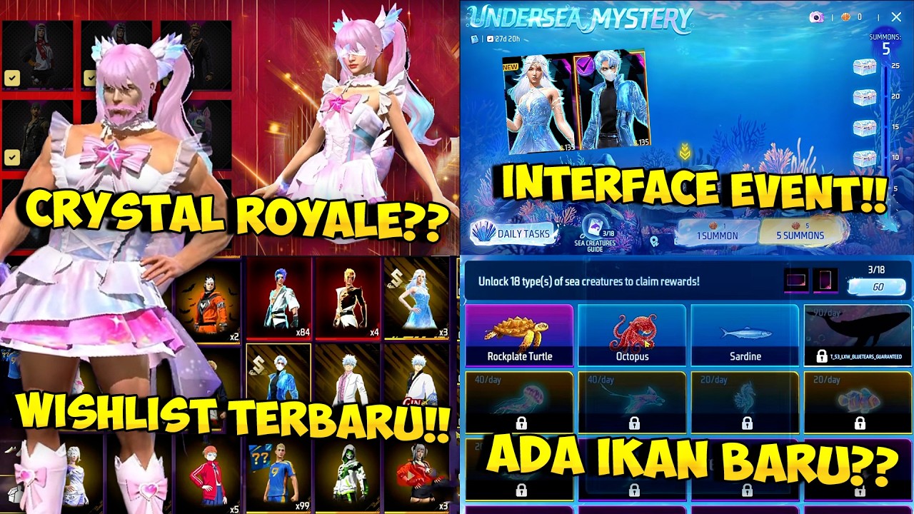 BUNDLE CRYSTAL ROYALE TERBARU ?? Bocoran Event Undersea Ada Ikan Baru & Review Wishlist Update Baru