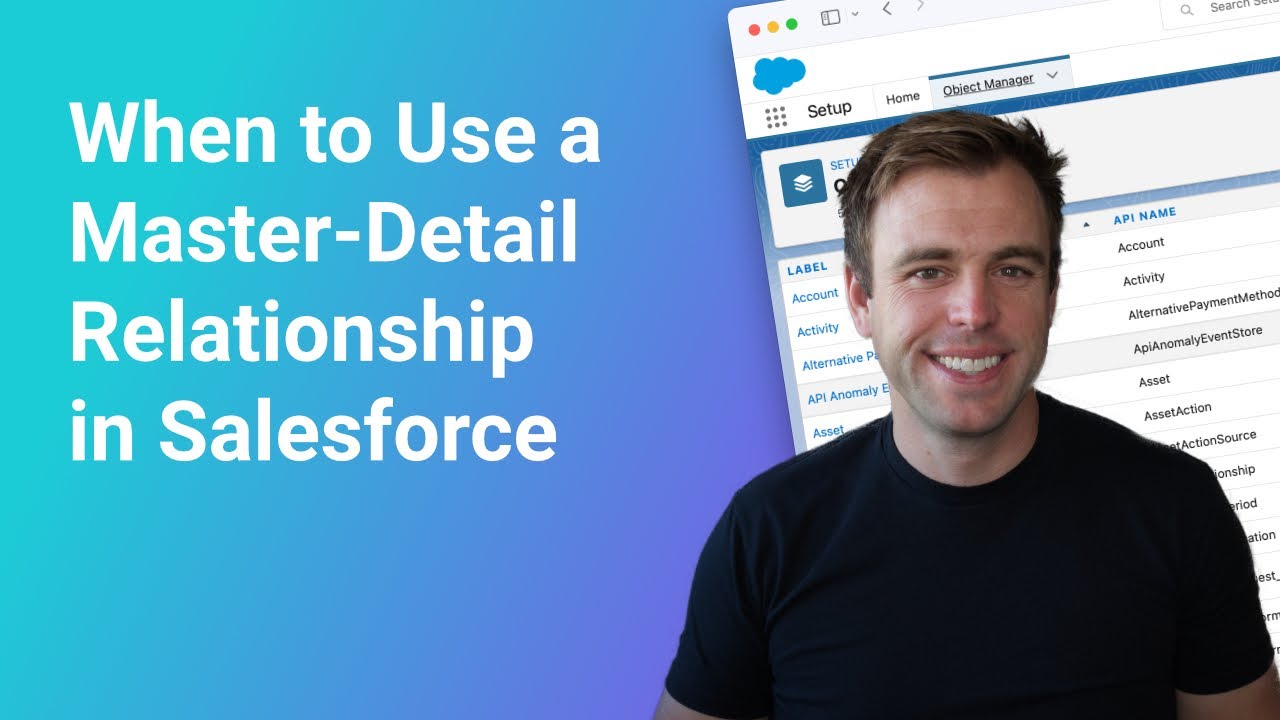 Когда использовать отношение «Master Detail» в Salesforce