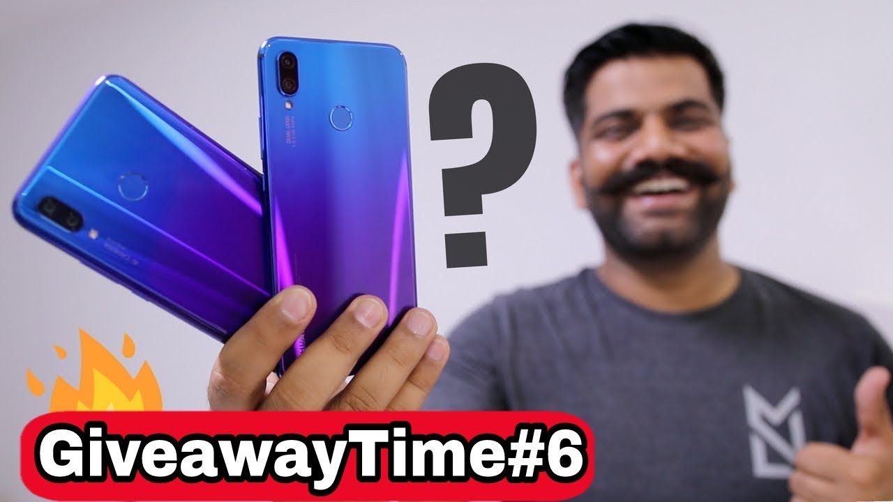 Huwai nova 3 giveaway unboxing by technical guruji // All types of giveaway result query //Giveaway