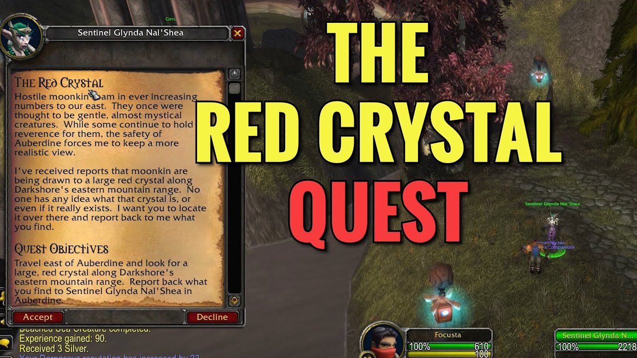 The Red Crystal Quest (WoW Classic)