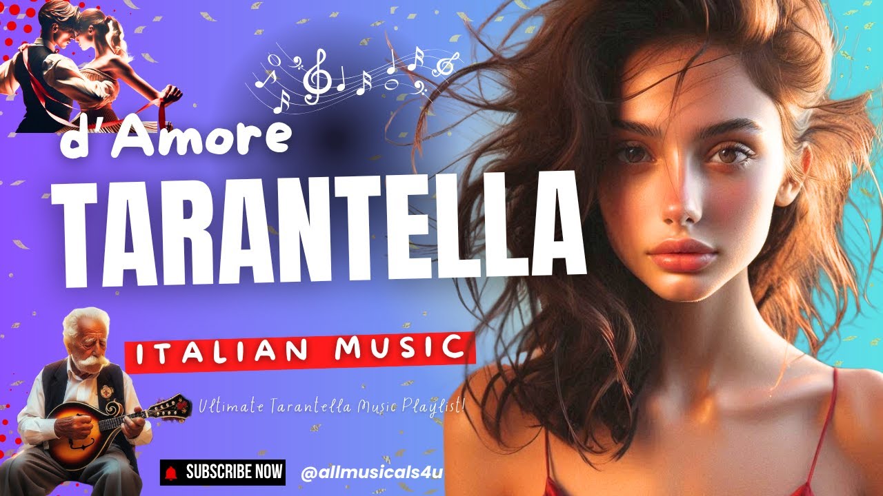 🇮🇹 Tarantella d’Amore | Joyful Italian Tarantella (Lyrics + Dance) |#Tarantella #ItalianFolkMusic