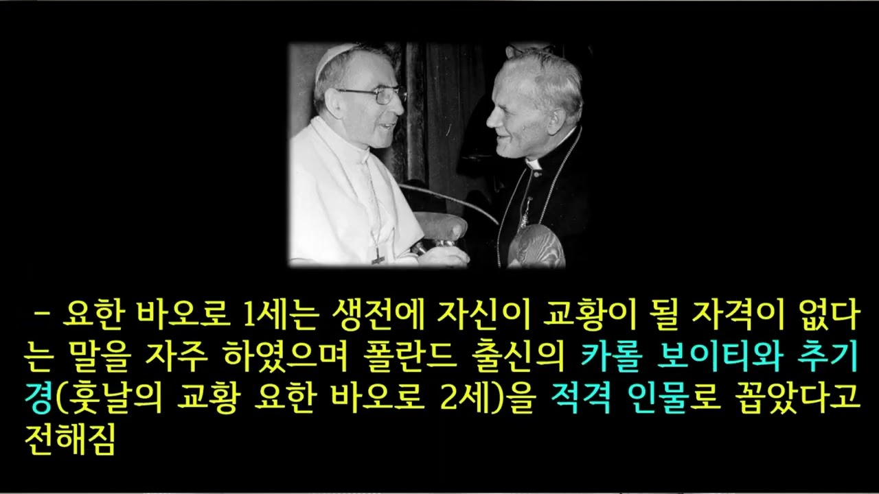 제32강의 현대의 성인 교황님들 2