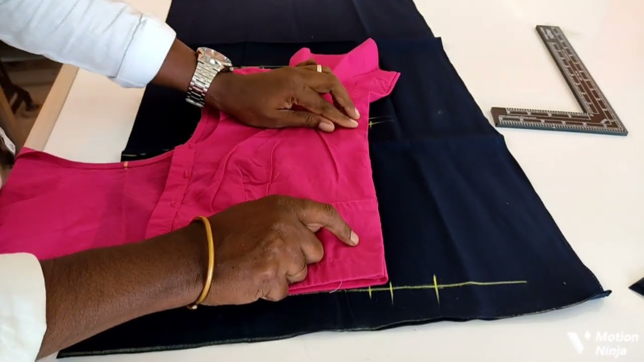 Blouse cutting | simple Blouse cutting Easy Tamil @Thaiyal Thurai