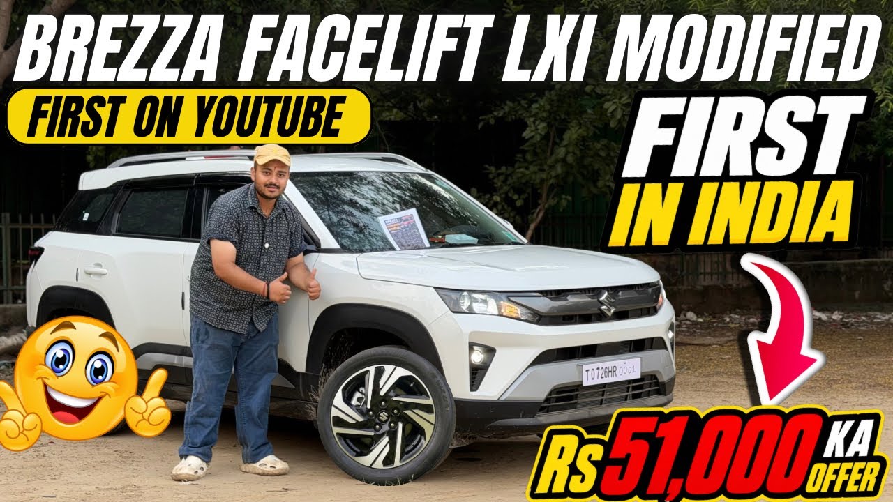 Brezza Facelift 2026 Lxi Modifications with Price ✅ Brezza 2026 Lxi Modified ✅ Brezza Facelift 2026