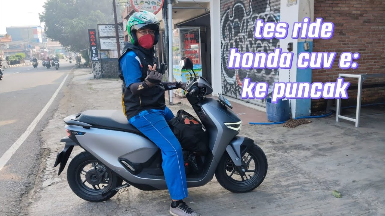 Tes Ride Honda CUV e: ke Puncak