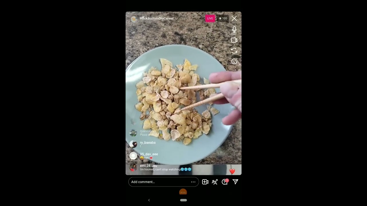Silent Rob's TikTok Video #3 - Yelling at Cereal (?)