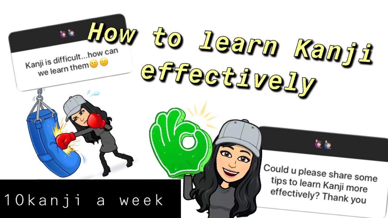 How to learn Kanji effectively✨