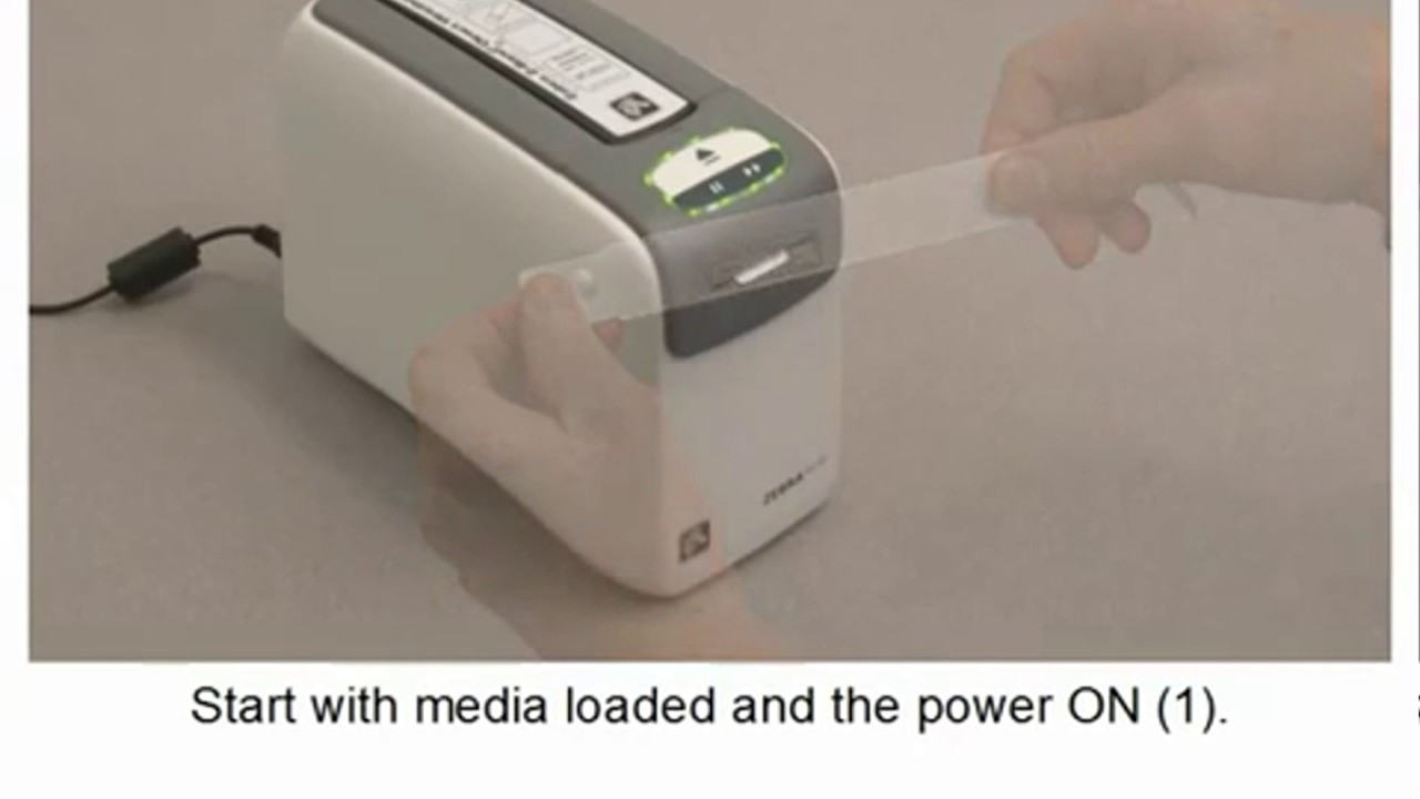 HC100 Wristband printer-How to print a configuration report